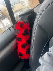 Ladybird print seatbelt pad