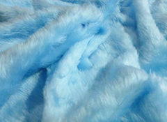 Baby Blue fluffy fuzzy faux fur car steering wheel cover Poppys Crafts