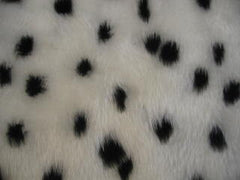 Dalmatian spot fuzzy car steering wheel cover Poppys Crafts
