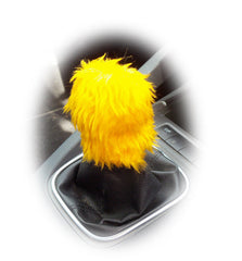 fluffy Gear knob stick shift cover faux fur furry fuzzy choose your colour Poppys Crafts