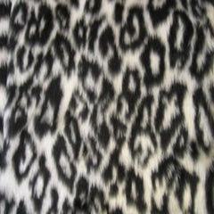 Fuzzy Monster car steering wheel cover Printed faux fur choice of print